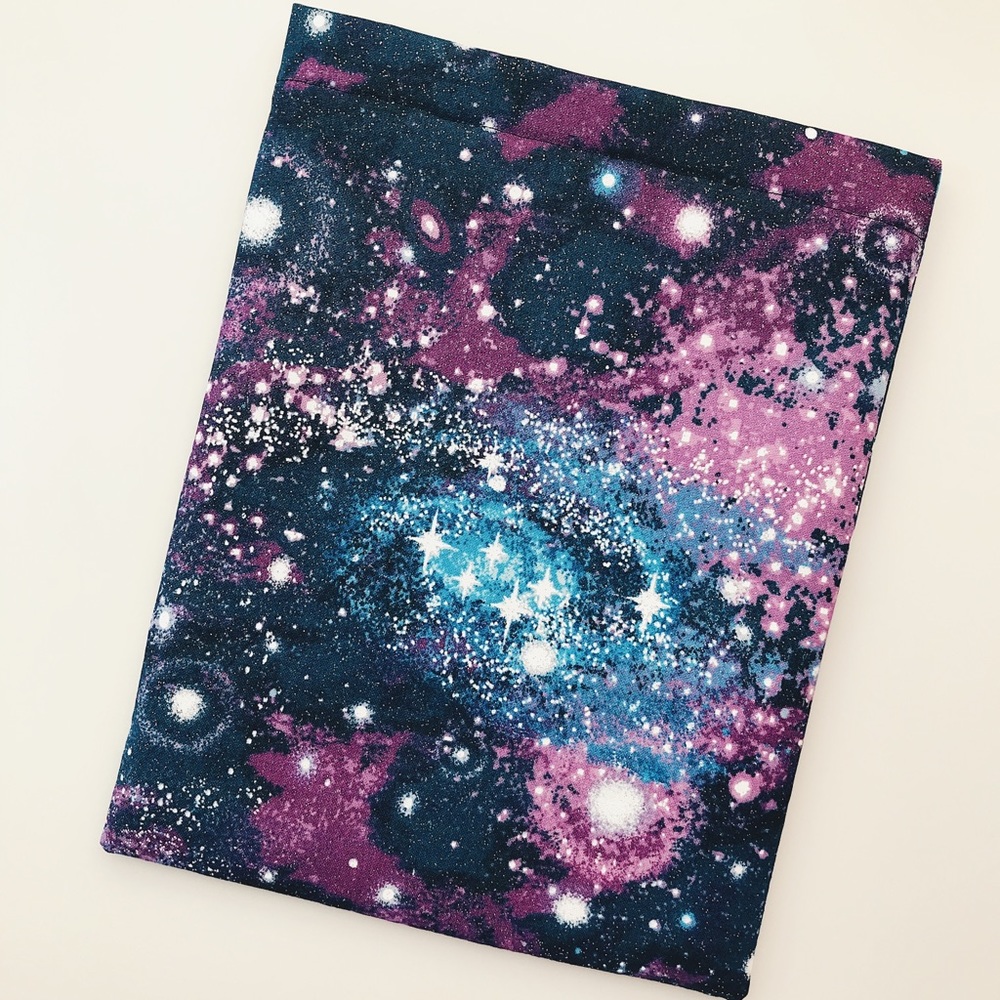 Glitter Galaxy Book Sleeve